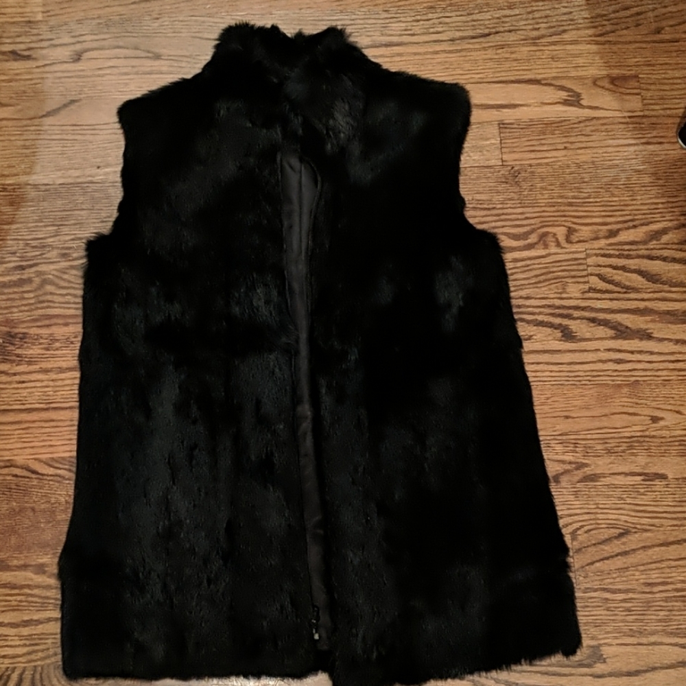 Rabbit fur vest